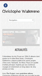 Mobile Screenshot of christophe-wallemme.com